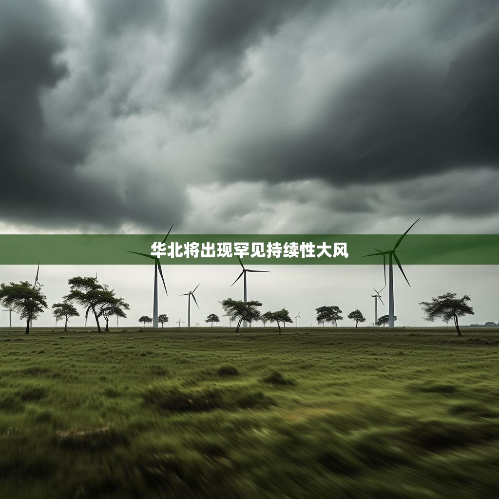 华北将出现持续性大风预警