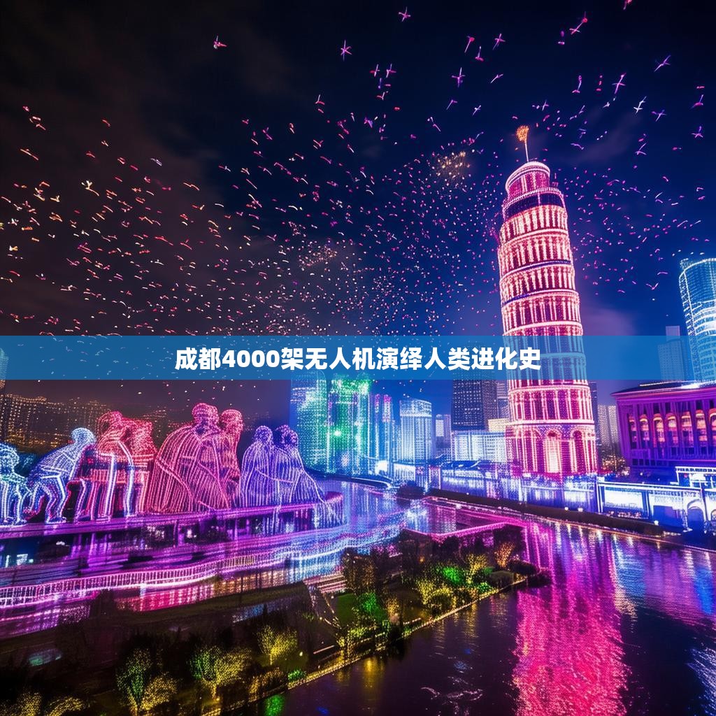 成都4000架无人机演绎人类进化史的壮观画面