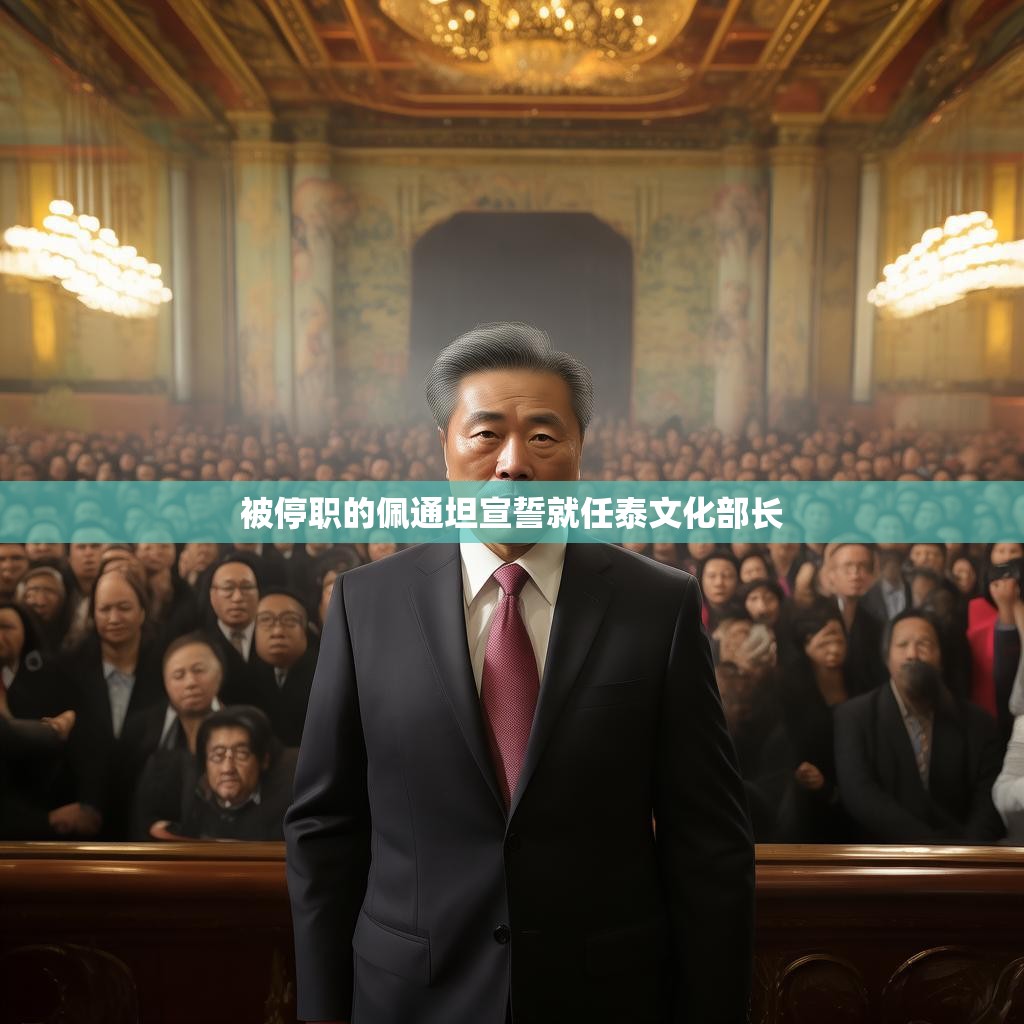 被停职的佩通坦宣誓就任泰文化部长