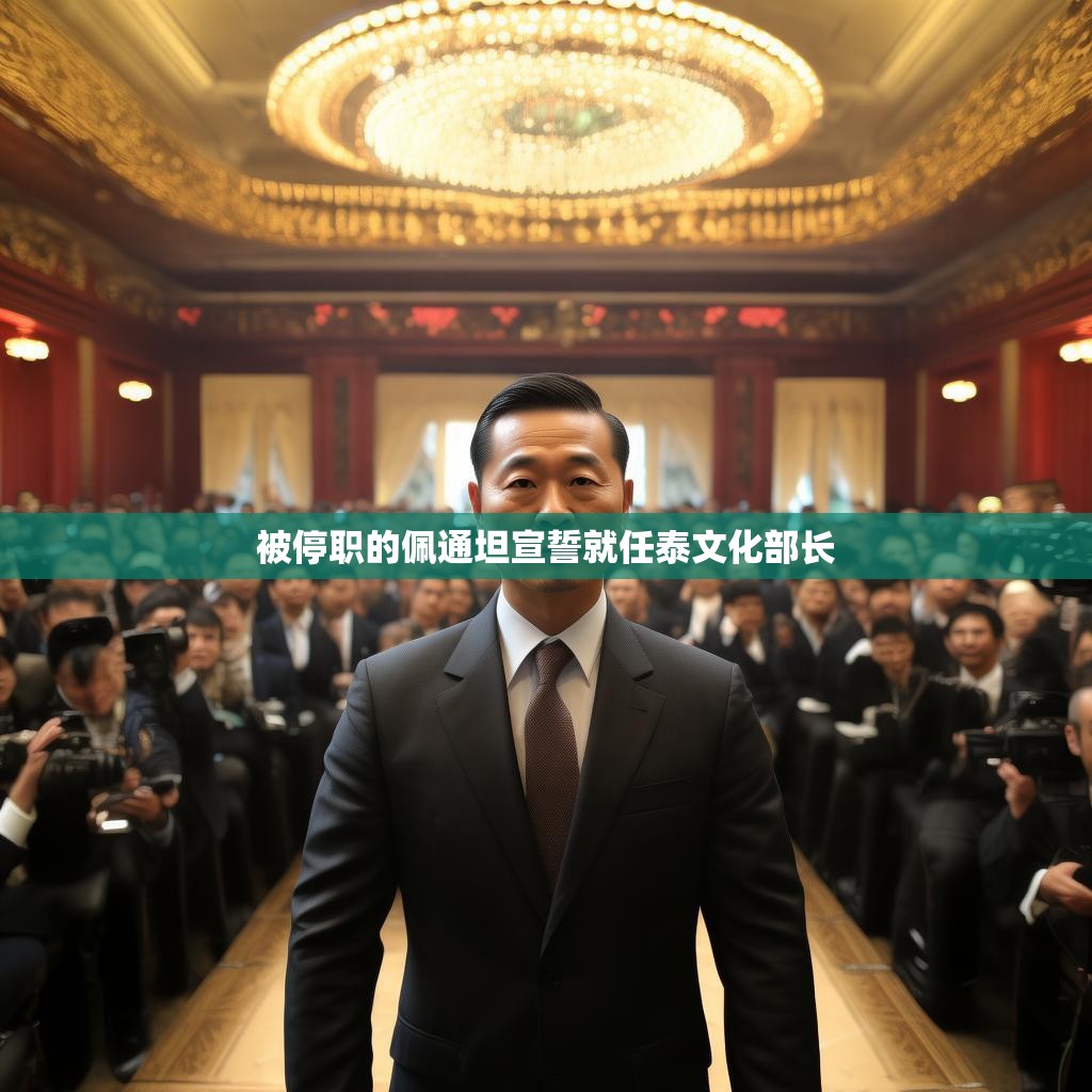 被停职的佩通坦宣誓就任泰文化部长