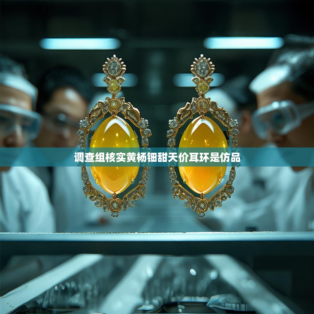 调查组核实黄杨钿甜天价耳环是仿品