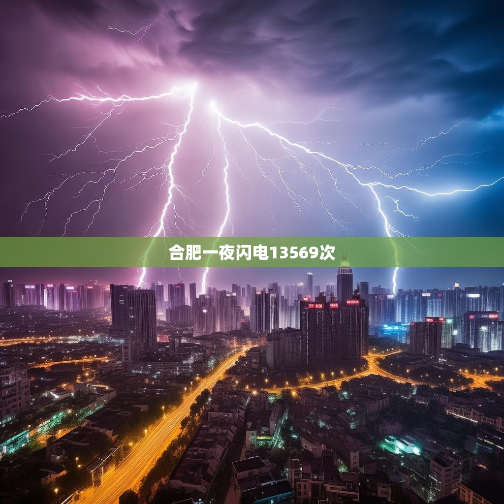 合肥一夜闪电频发